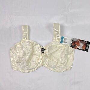 Bali New Women’s 38DDD Vanilla Color Adjustable Comfort‎ Cushion Strap Bra